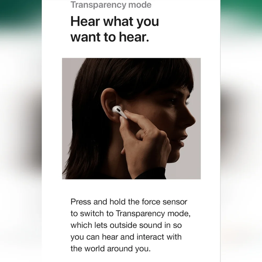 Apple Airpods Pro NWOB White New Noise Cancelling Earbuds Bluetooth